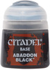 Citadel Farbe Base - Abaddon Black 12ml