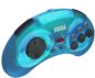 Controller Wireless, blau, retro-bit - Mega Drive/PC/Switch