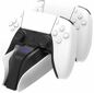 Controller-Akku Ladestation (2 Pads), white, snakebyte - PS5