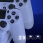 Controller-Akku Ladestation (2 Pads), white, snakebyte - PS4