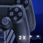 Controller-Akku Ladestation (2 Pads), black, snakebyte - PS4