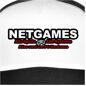 Basecap - NETGAMES Logo, schwarz/weiß, Snapback