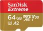 Flashspeicher - microSDXC-Card - 64GB Sandisk Extreme C10 4K