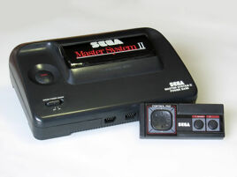 Grundgerät Sega Master System II, 1 Pad + Kabel, gebraucht