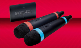 Singstar Mikros (2 Stck.) Wireless mit Empf., geb.- PS2/PS3
