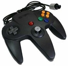 Controller, schwarz, Eaxus - N64