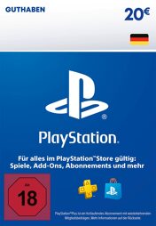 Playstation Network Card 20 EUR (DT) - PSN-Card