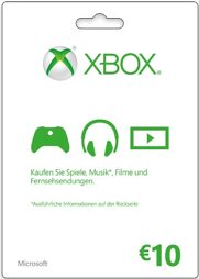 XBOX Live Card 10 EUR (EU) - XBL Card