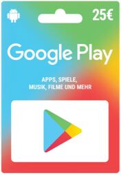 Google Play Karte 25 EUR