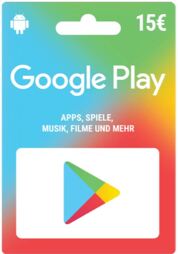 Google Play Karte 15 EUR