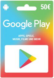 Google Play Karte 50 EUR