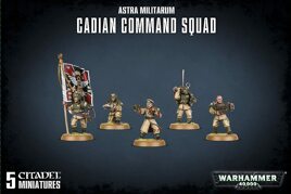 Warhammer 40.000 - Astra Militarum Cadian Command Squad