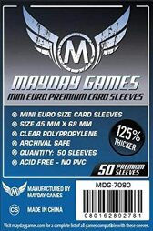 Karten Sleeve Premium 45 x 68 mm (blau), klar, MDG
