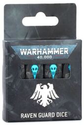 Warhammer 40.000 - Raven Guard Würfel Set