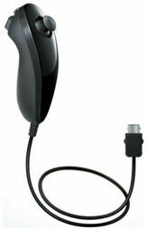 Wii Nunchuk, schwarz, OEM - Wii/WiiU