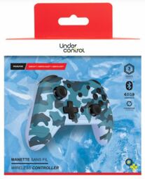 Controller, navy blue camo, Under Control - Switch