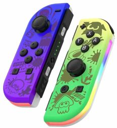 Joy-Con Controller 2er Set, Squid, RGB, div. Anb.- Switch