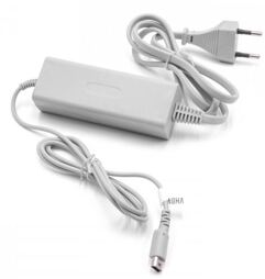 Ladekabel für GamePad mit Netzteil, grau - WiiU