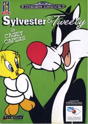 Sylvester & Tweety in Cagey Capers, gebraucht - Mega Drive