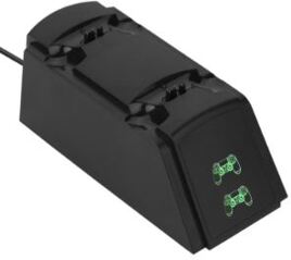 Controller-Akku Ladestation (2 Pads), black, iplay - PS4