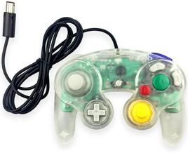 Controller, transparent klar, div. Anbieter, OEM - NGC/Wii