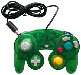 Controller, transparent grün, div. Anbieter, OEM - NGC/Wii