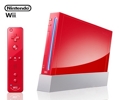 Grundgerät Nintendo Wii, rot, gebraucht