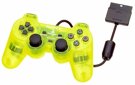 Controller, DualShock 2, lemon yellow, Sony, gebraucht - PS2