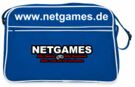 Tasche - NETGAMES Logo, Retro Bag, blau/weiß
