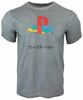 T-Shirt - PlayStation 1 Logo japanisch, grau (Größe XL)
