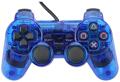 Controller, transparent blau, div. Anbieter - PSX/PS2